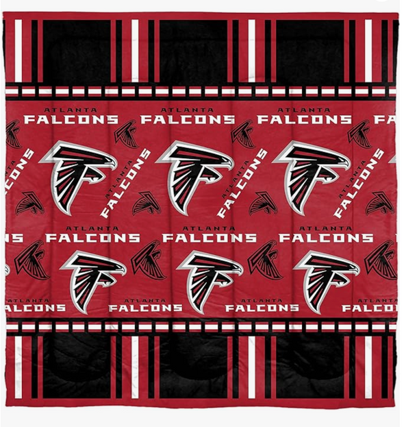 Northwest NFL Atlanta Falcons Rotary Bed in a Bag Set