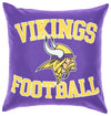 FOCO NFL Minnesota Vikings 2 Pack Couch Throw Pillow Covers, 18 x 18