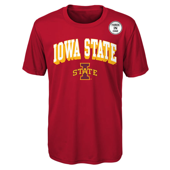 Outerstuff NCAA Youth Iowa State Cyclones For the Love of the Game 3 in 1 Tee Combo