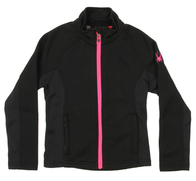 Spyder Youth Girls Cora Color Block Full Zip Fleece Jacket, Color Options