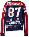 KLEW NFL Men's New England Patriots Rob Gronkowski #87 Ugly Sweater