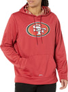 Zubaz San Francisco 49ers NFL Men's Team Color Hoodie with Team Camo Liner