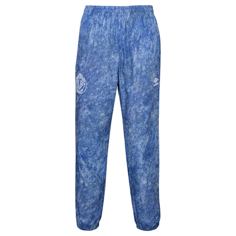 Men In Blazers (MIB)x Umbro 22 Wind Pant, Denim/White