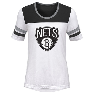 Outerstuff NBA Brooklyn Nets Girls Youth Point Guard Short Sleeve Tee