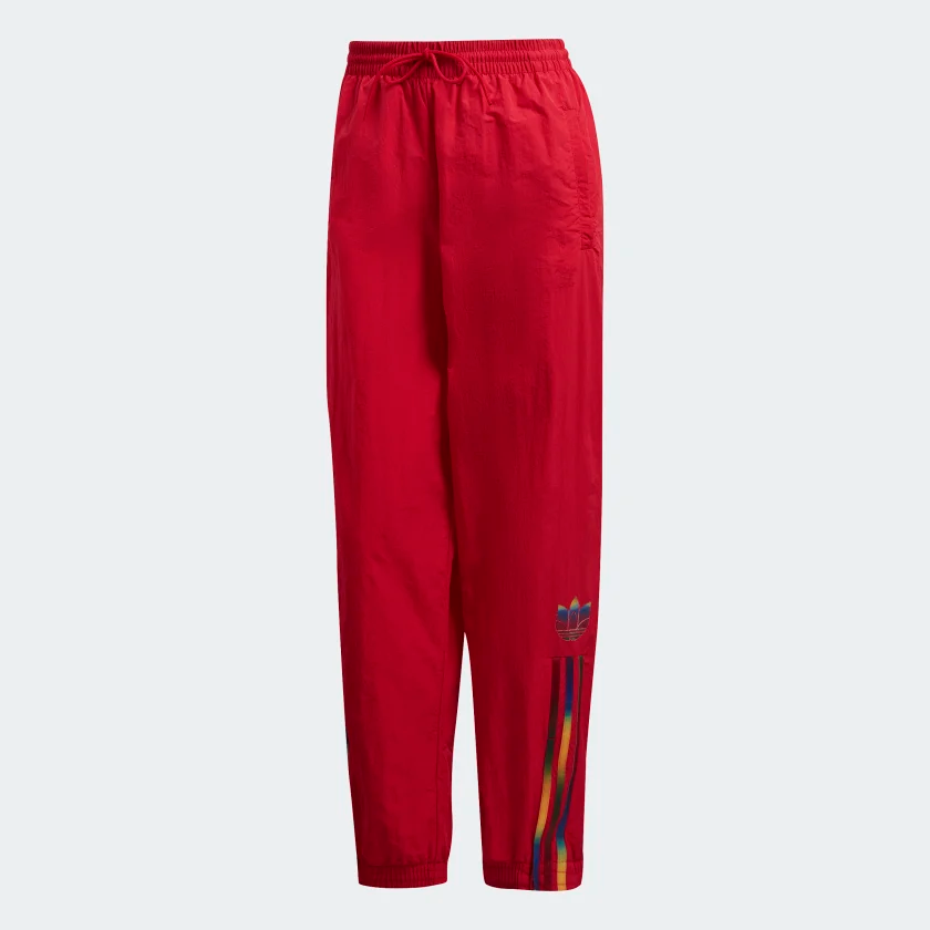 Adidas Women's Adicolor Track Pants, Scarlet – Fanletic