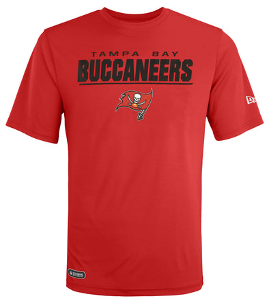New Era NFL Men's Tampa Bay Buccaneers Stated Short Sleeve T-Shirt, Red