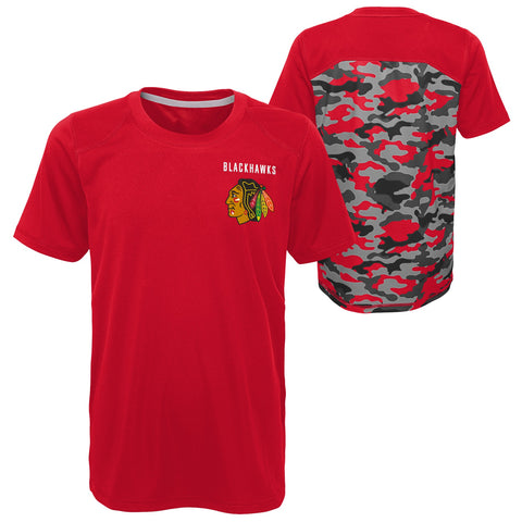 Outerstuff NHL Youth Boys Chicago Blackhawks Best-On-Best Sublimated Camo T-Shirt