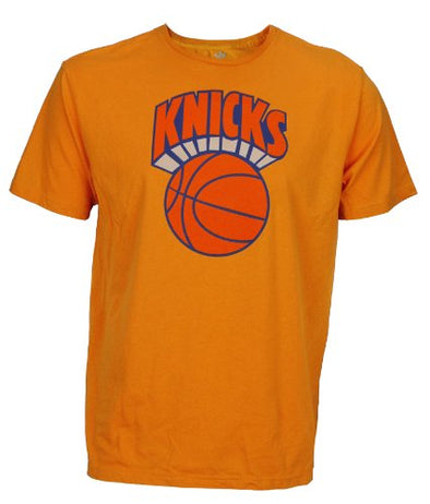 Adidas Men's NBA New York Knicks Short Sleeve T- Shirt Shirt Top, Orange