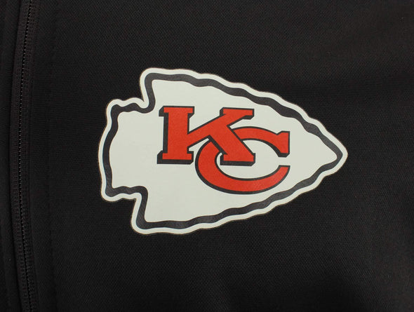 Zubaz NFL Kansas City Chiefs Mens Heavyweight Full Zip  Fleece Hoodie