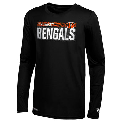 New Era NFL Men's Cincinnati Bengals Blitz Performance Long Sleeve T-Shirt