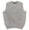 Reebok Men's Tall Golf Cable Knit Sweater Vest, Grey