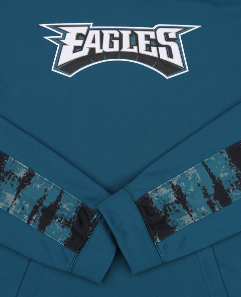 Zubaz NFL Men's Philadelphia Eagles Hoodie w/ Oxide Sleeves