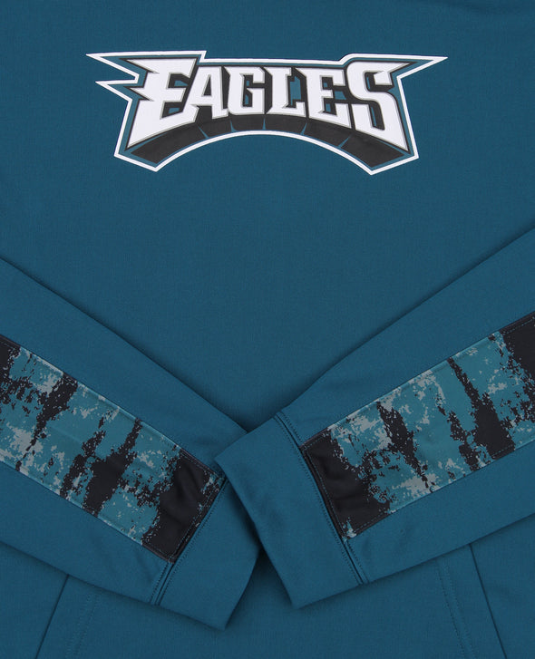 Zubaz NFL Men's Philadelphia Eagles Hoodie w/ Oxide Sleeves