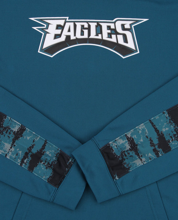 Zubaz NFL Men's Philadelphia Eagles  Hoodie w/ Oxide Sleeves