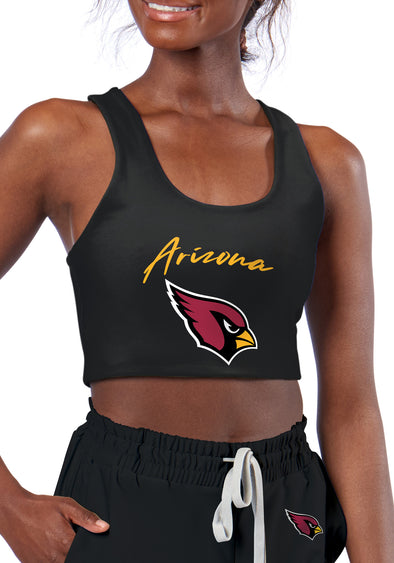 Certo By Northwest NFL Women's Arizona Cardinals Collective Reversible Bra, Black