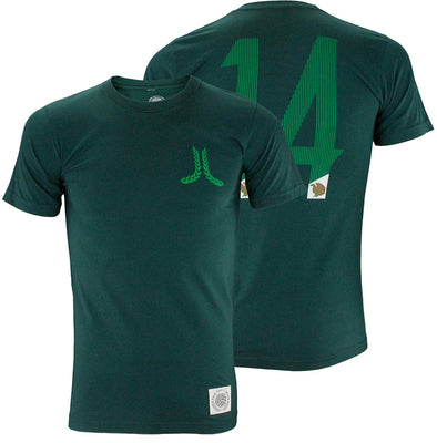 BPFC Soccer Men's Mexico Bumpy Pitch Short Sleeve Shirt, Green
