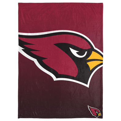 FOCO NFL Arizona Cardinals Gradient Micro Raschel Throw Blanket, 50 x 60