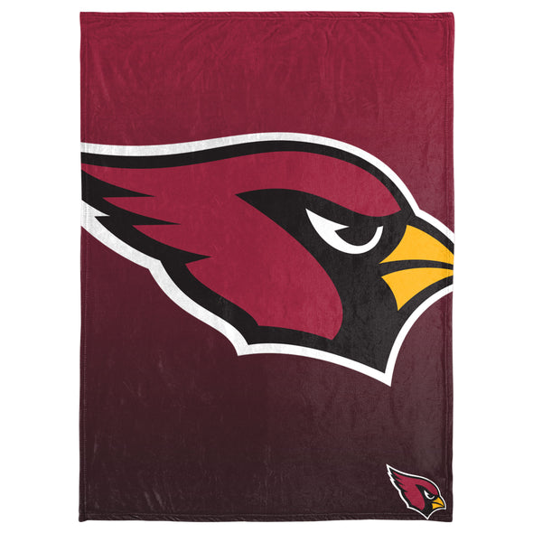 FOCO NFL Arizona Cardinals Gradient Micro Raschel Throw Blanket, 50 x 60