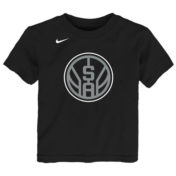 Nike NBA Kids (4-7) San Antonio Spurs City Edition Tee Shirt, Black
