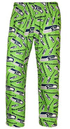 Forever Collectibles NFL Men's Seattle Seahawks Repeat Print Logo Comfy Pants