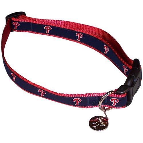 Philadelphia Phillies Alternate Style Dog Collar - M/L