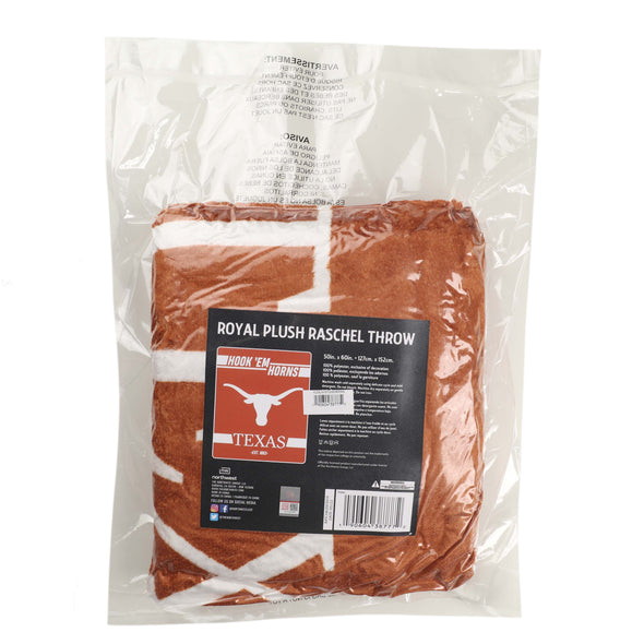 Northwest NCAA Texas Longhorns Legion Raschel Throw, 50" x 60"