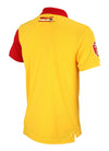 KLEW NFL Football Men's Kansas City Chiefs Rugby Diagonal Stripe Polo Shirt