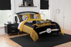 Northwest NFL Pittsburgh Steelers Safety FULL/QUEEN Comforter and Shams