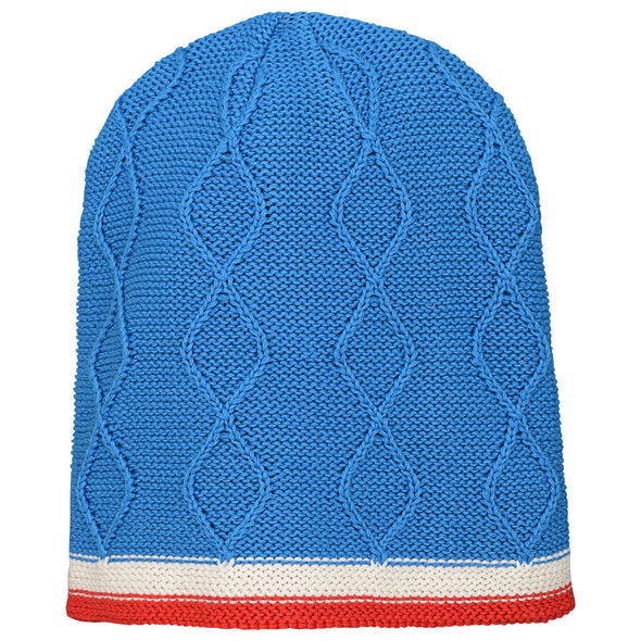 Outerstuff Team USA Olympics Adult Unisex Knit Slouch Cap, Blue
