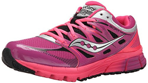 Saucony Kids Zealot Sneaker Shoe, Magenta/Black