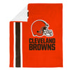 FOCO NFL Cleveland Browns Plush Soft Micro Raschel Throw Blanket, 50 x 60