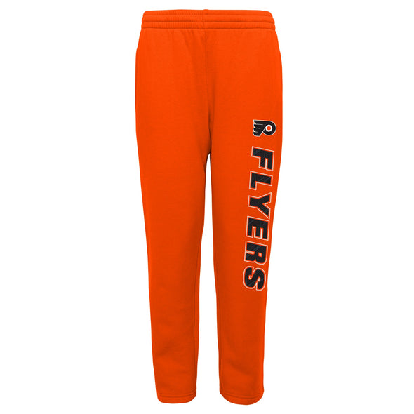 Outerstuff Philadelphia Flyers NHL Boys Youth (8-20) Post Game Fleece Pant, Orange