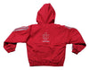 NCAA Youth Indiana University Hoosiers Lightweight Hooded Reversible Jacket, Red