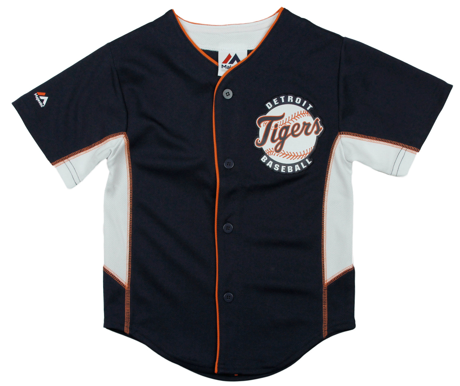 Majestic MLB Baseball Toddlers Detroit Tigers Team Jersey - Blue - 2T