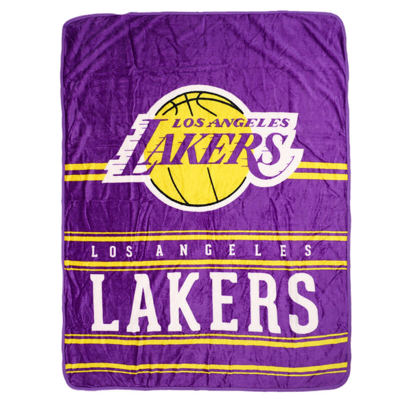 Northwest NBA Los Angeles Lakers Dual Vision 45 X 60 Silk Touch Throw Blanket