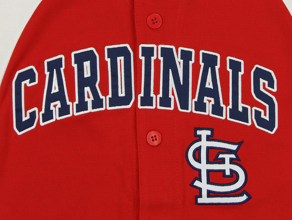 Outerstuff MLB Youth Boys St. Louis Cardinals Blank Baseball Jersey, Red