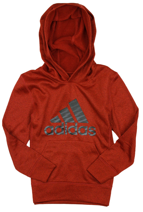 Adidas Youth Boys Ultimate Fleece Pullover Sweatshirt Hoodie, Maroon