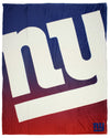 FOCO NFL New York Giants Gradient Micro Raschel Throw Blanket, 50 x 60