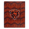 Zubaz X Northwest NFL Chicago Bears Zubified Raschel Throw Blanket