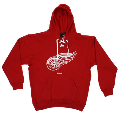 Reebok NHL Men's Detroit Red Wings Primary Jersey Pullover Hoodie