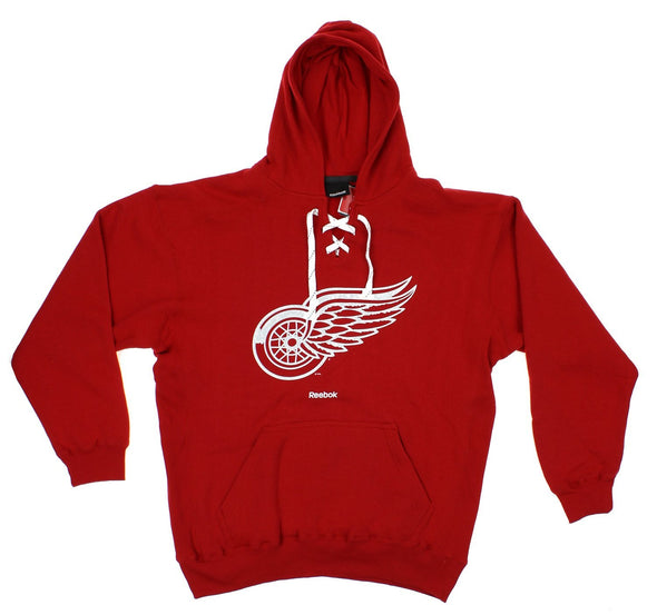 Reebok NHL Men's Detroit Red Wings Primary Jersey Pullover Hoodie