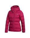 Adidas Women's Helionic Down Jacket, Power Berry