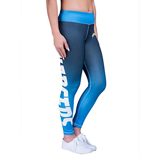 Forever Collectibles NFL Women's Los Angeles Chargers Gradient 2.0 Wordmark Legging