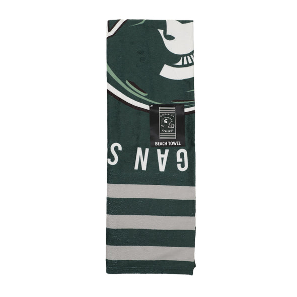 Northwest NCAA Michigan State Spartans "Stripes" Beach Towel, 30" x 60"
