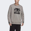 Adidas Men's R.Y.V. Crew Sweatshirt, Dove Grey