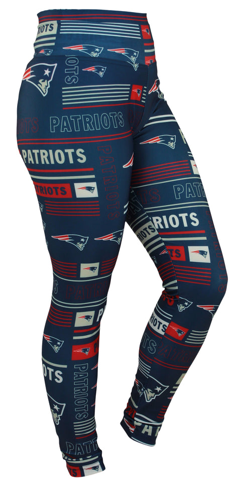 Zubaz NFL New England Patriots Women's Team Column Leggings