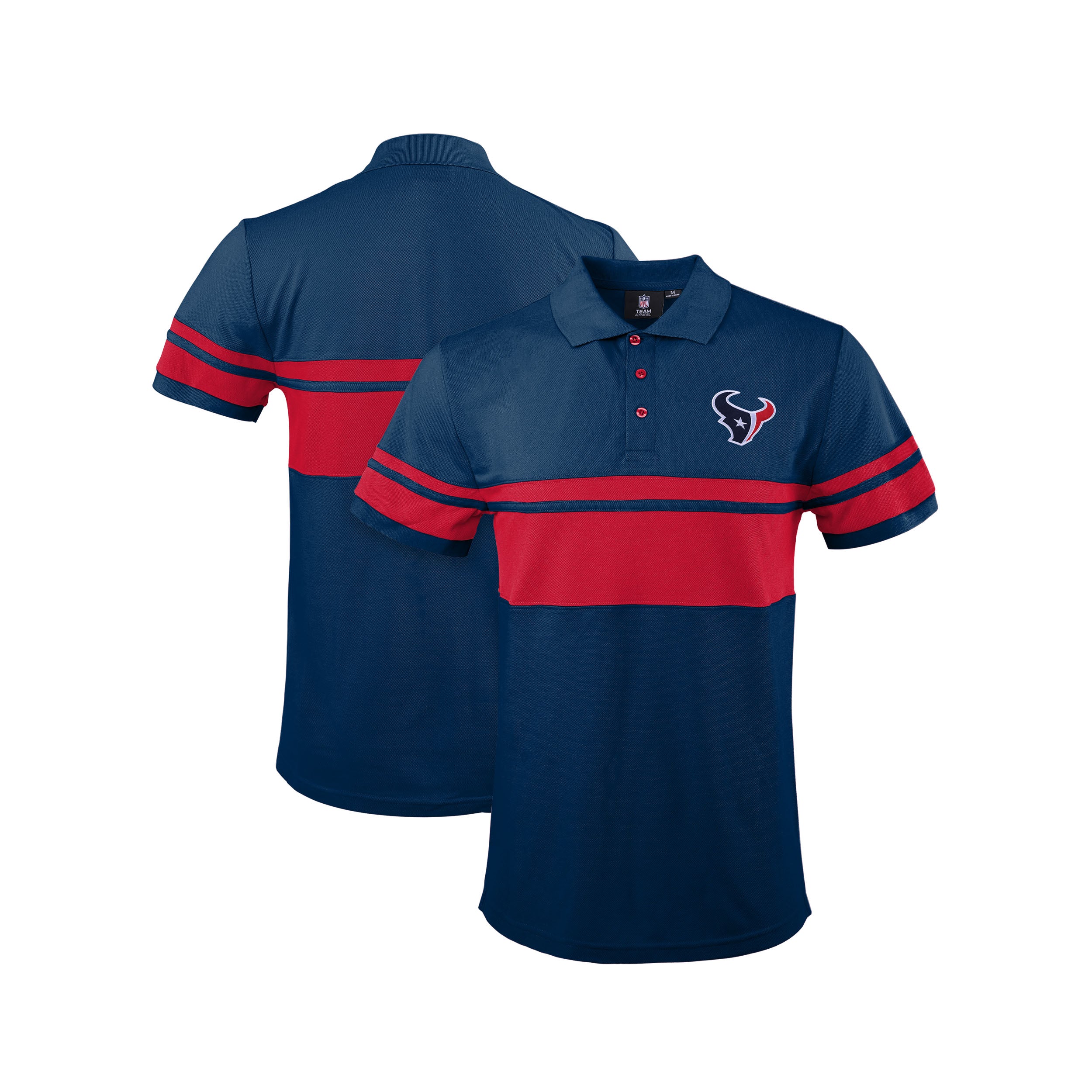 FOCO Men's NFL Houston Texans Stripe Polo Shirt – Fanletic