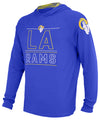 Zubaz NFL Men's Los Angeles Rams Team Color Active Hoodie With Camo Accents