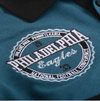 FOCO NFL Men's Philadelphia Eagles Wordmark Rugby Short Sleeve Polo Shirt