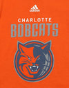 Adidas NBA Toddlers Charlotte Bobcats Short Sleeve Primary Logo Tee, Orange